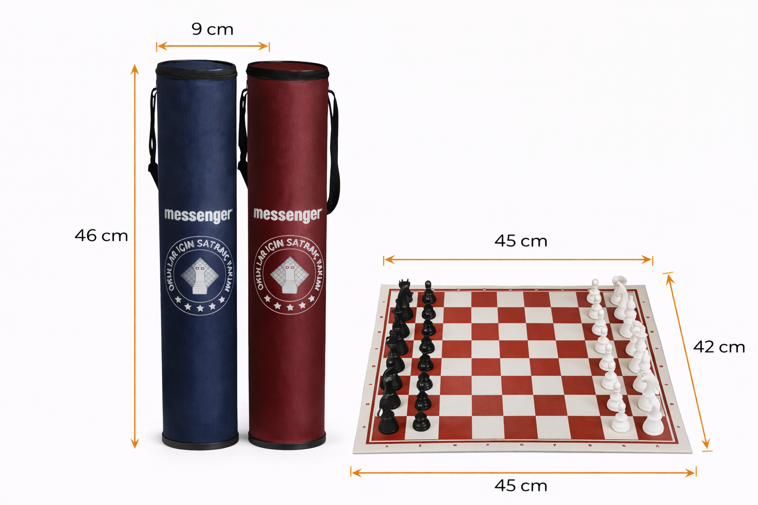 Messenger Satranç Takmı Rulo 695